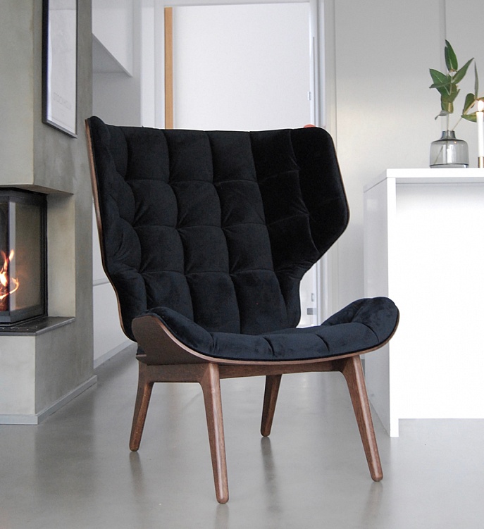 Кресло Mammoth Chair - Velvet фабрики NORR11 Фото N4